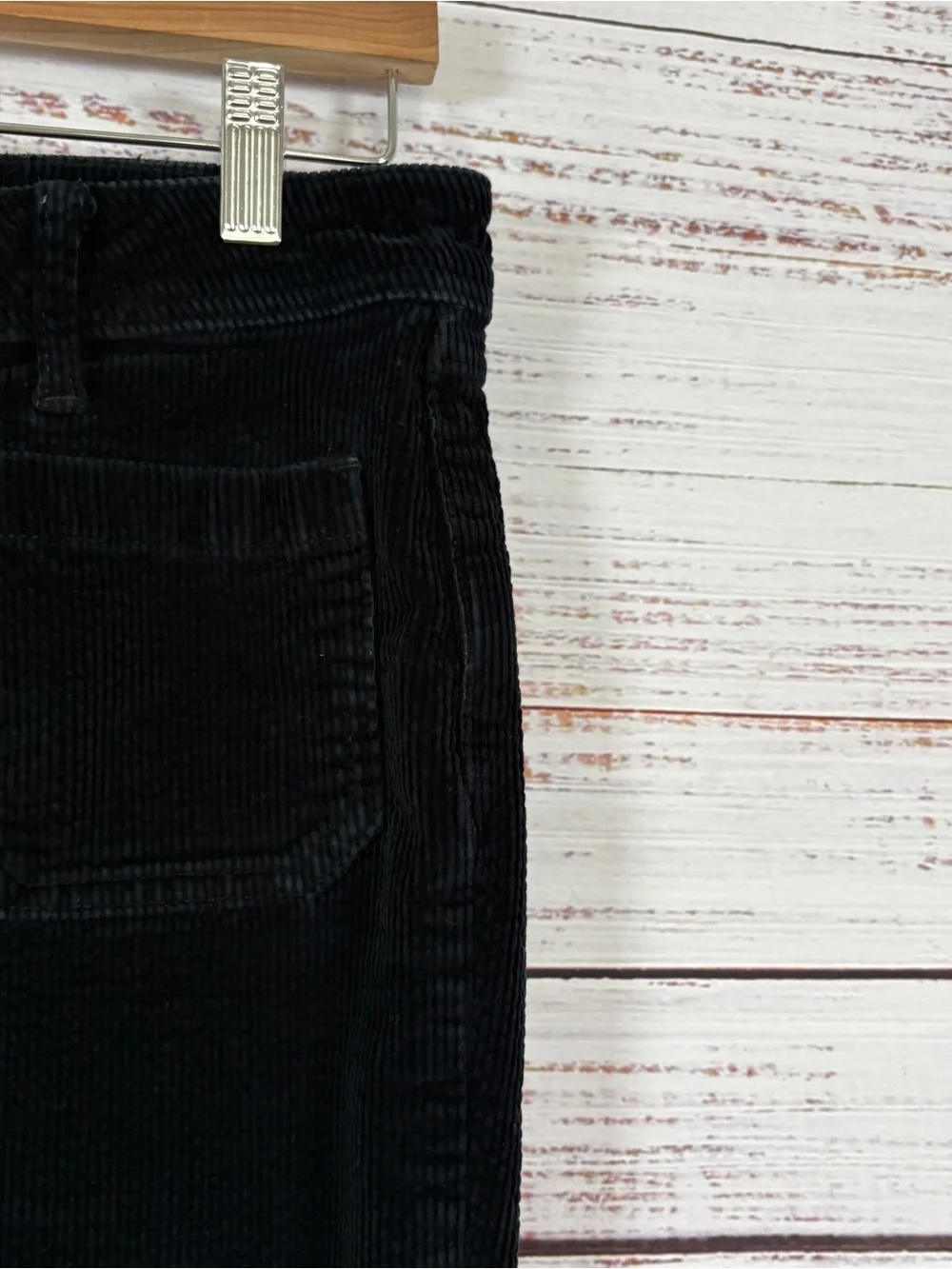 ModCloth All Aboard For Corduroy Navy Mid Rise Flare Pants - Picture 4 of 16
